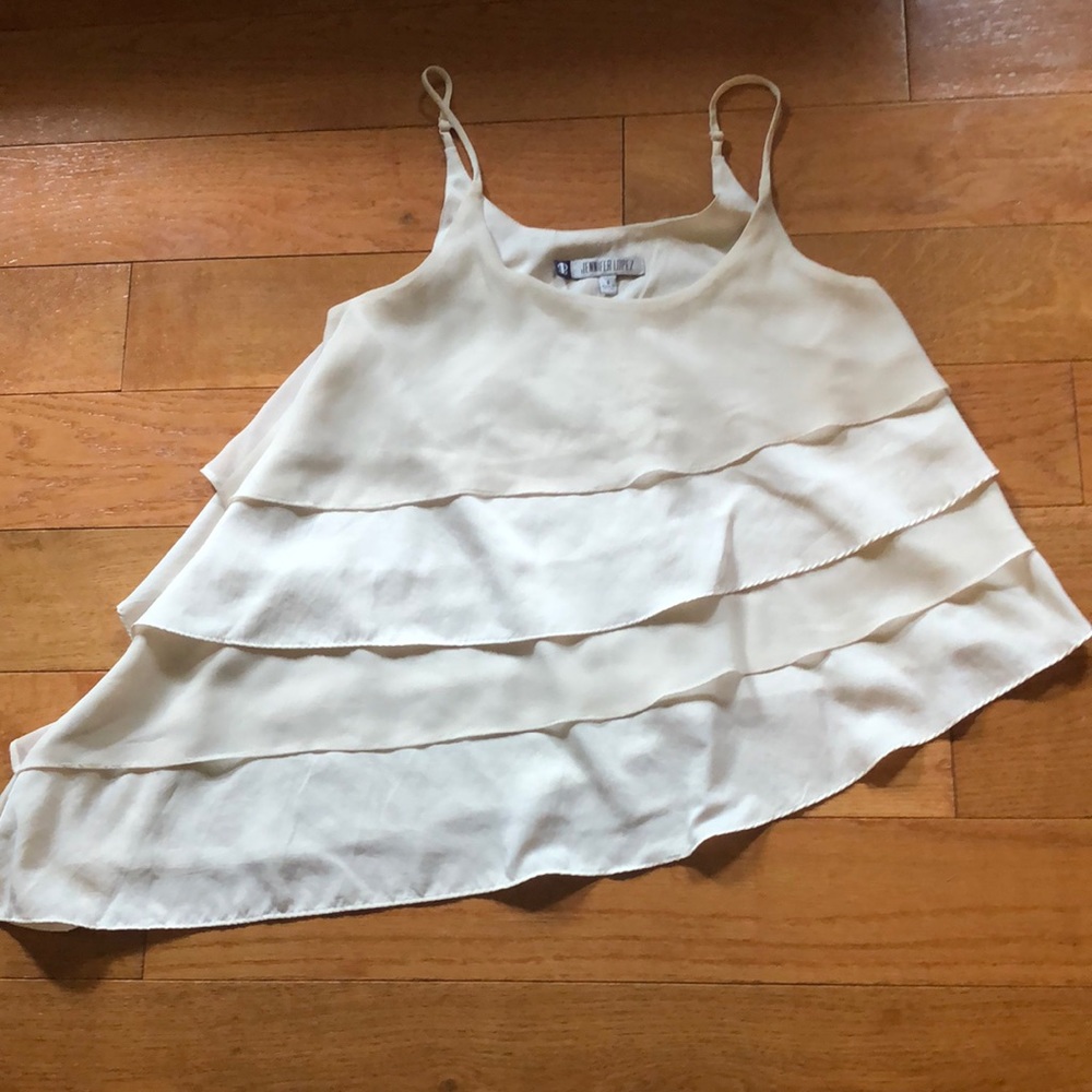 SOLD. Jennifer Lopez dressy asymmetrical camisole top SOLD